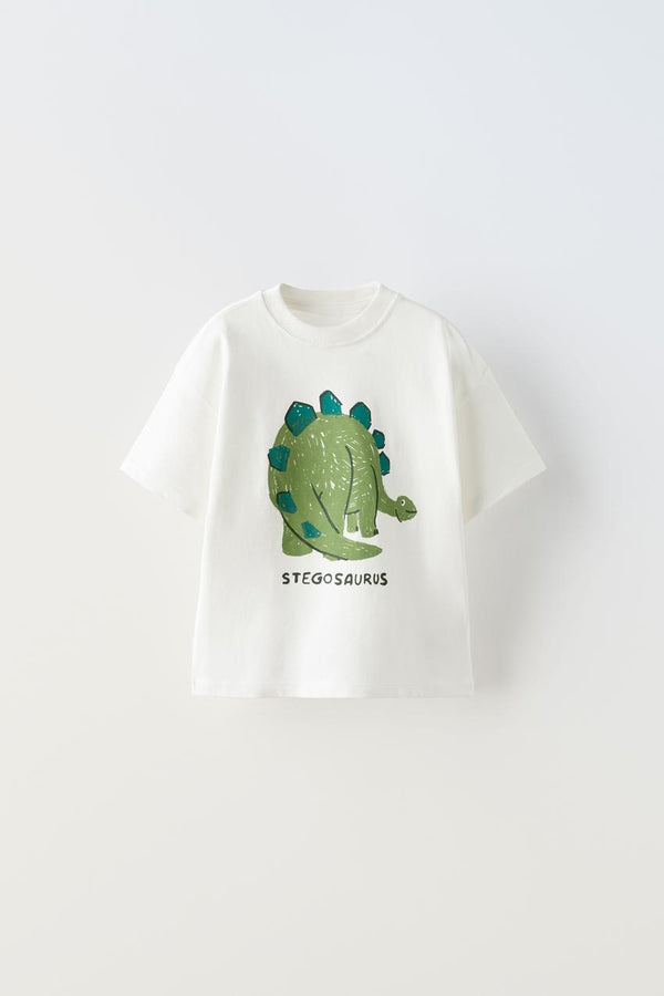 ZARA DINOSAUR PRINT T-SHIRT
