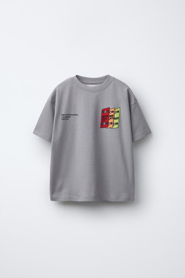 ZARA SKATE PRINT T-SHIRT