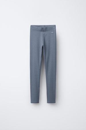 ZARA RIBBED LEGGINGS WITH MODAL LABEL