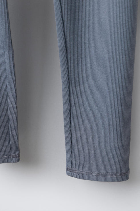 ZARA RIBBED LEGGINGS WITH MODAL LABEL