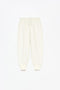 LEFTIES White basic Plush trousers