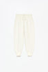 LEFTIES White basic Plush trousers