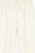 LEFTIES White basic Plush trousers