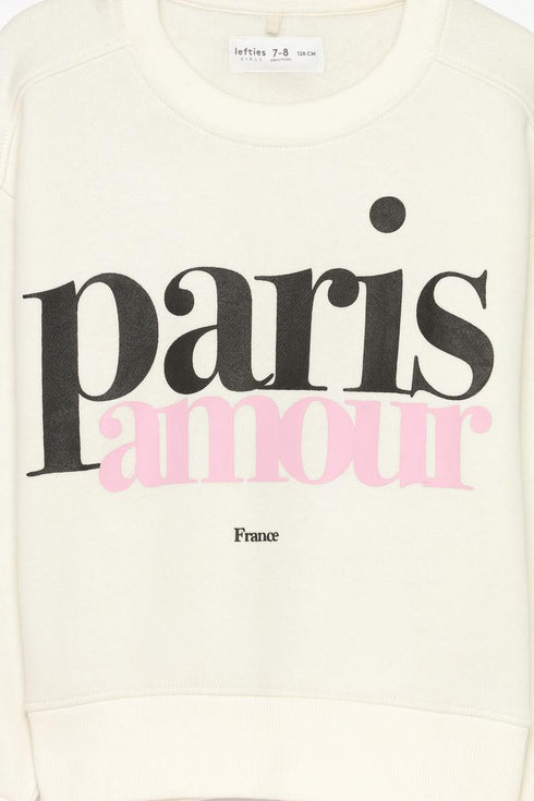 Lefties Printed PARIS Sweatshirt