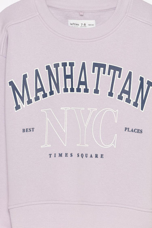 LEFTIES Purple sweatshirts