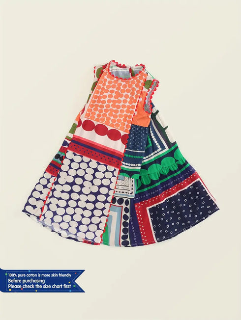 Retro Pattern Dress