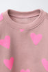 ZARA HEART SWEATSHIRT
