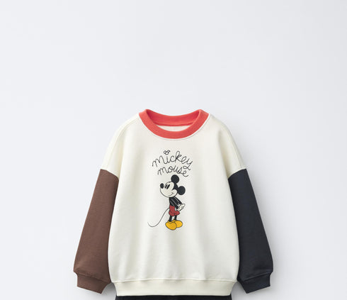 ZARA MICKEY MOUSE © DISNEY EMBROIDERED SWEATSHIRT