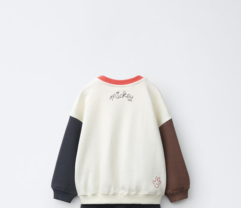 ZARA MICKEY MOUSE © DISNEY EMBROIDERED SWEATSHIRT