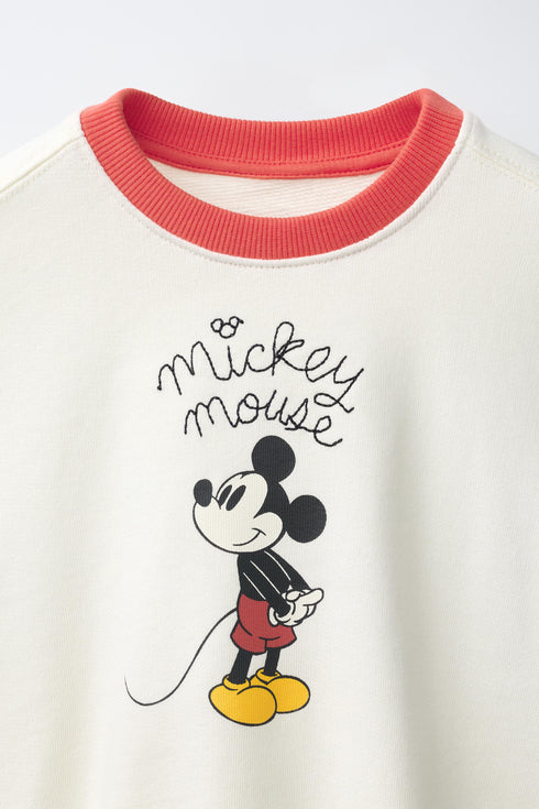 ZARA MICKEY MOUSE © DISNEY EMBROIDERED SWEATSHIRT