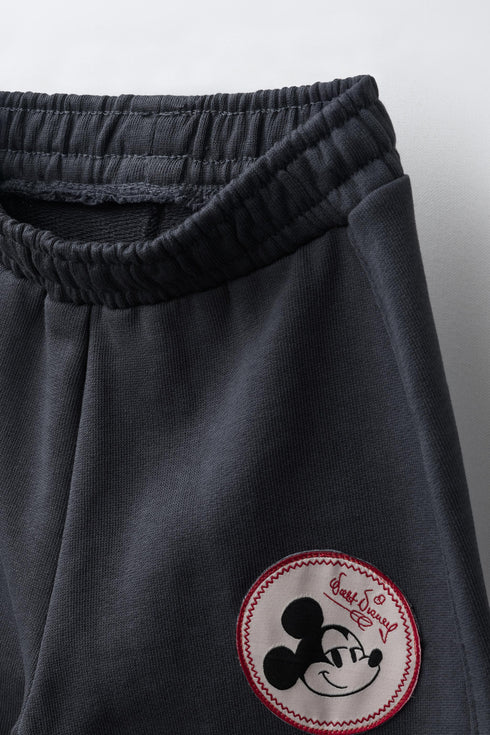 ZARA MICKEY MOUSE © DISNEY EMBROIDERED TROUSERS JOGGING