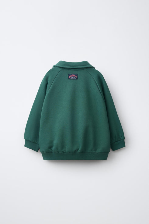 ZARA SLOGAN SWEATSHIRT