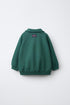 ZARA SLOGAN SWEATSHIRT