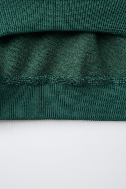 ZARA SLOGAN SWEATSHIRT