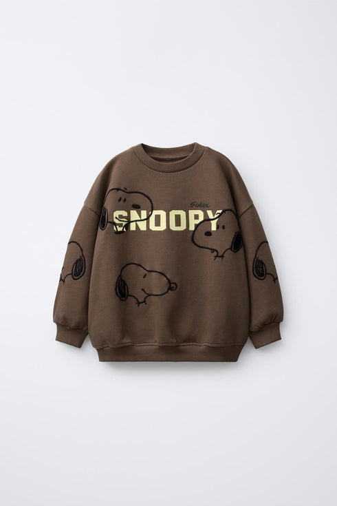 SNOOPY PEANUTS™ EMBROIDERED SWEATSHIRT