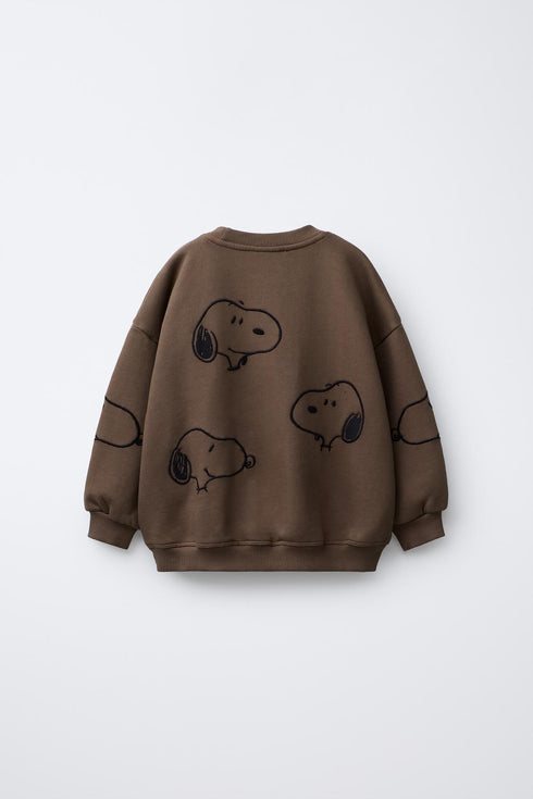 SNOOPY PEANUTS™ EMBROIDERED SWEATSHIRT