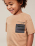 Next buy tan brown 100% cotton t-shirt