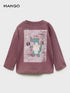 MANGO Message cotton T-shirt