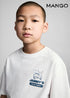 MANGO Short-sleeved cotton t-shirt