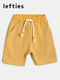 Lefties Mustard Solid Shorts