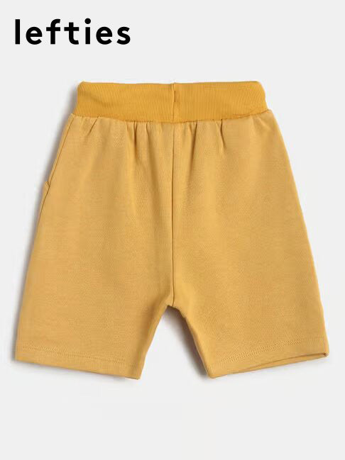 Lefties Mustard Solid Shorts