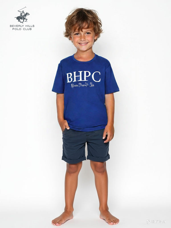 BHPC Blue Printed Boys T-Shirt