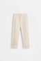 Lefties Off White Straight fleece pants