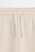 Lefties Off White Straight fleece pants