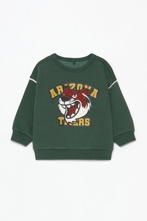 LEFTIES Plush sweatshirt with terry patch and trousers co-ord ZTH Cart