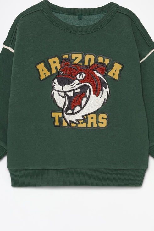 LEFTIES Plush sweatshirt with terry patch and trousers co-ord ZTH Cart