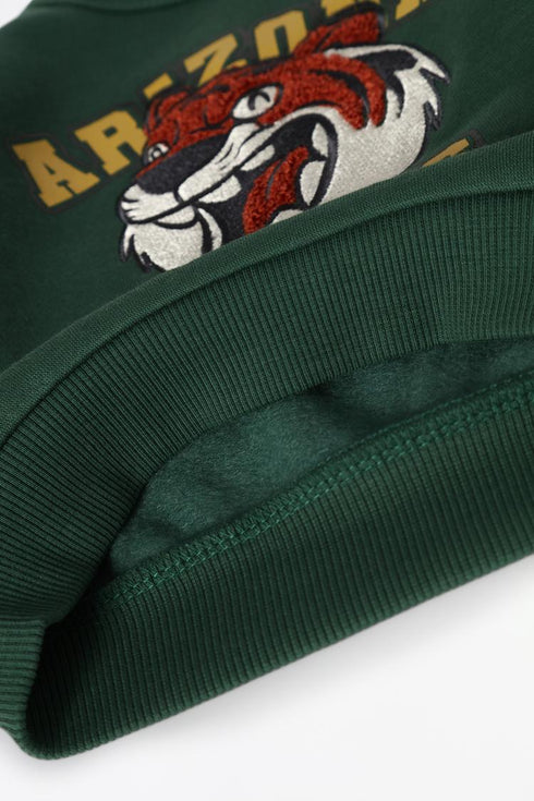 LEFTIES Plush sweatshirt with terry patch and trousers co-ord ZTH Cart