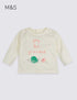 M&S Pure Cotton Yay for Grandad Top