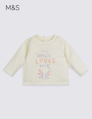 M&S My Uncle Loves Me Pure Top