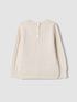 FAGOTTINO
Beige viscose-blend jumper with textured crew neck