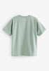 Next SHORT SLEEVE - REGULAR FIT - T-shirt print - mineral green embroidery