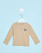 Next Boys Beige Pinted Slub T-ShirtNext