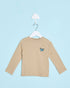 Next Boys Beige Pinted Slub T-ShirtNext