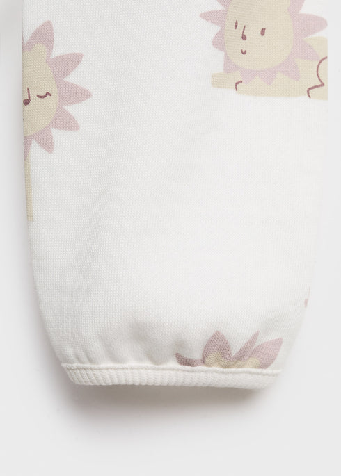 Mango Lion Printed cotton joggers & sweatshirt