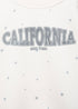 MANGO Kids California Heart Print Sweatshirt – White