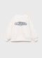 MANGO Kids California Heart Print Sweatshirt – White