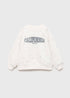 MANGO Kids California Heart Print Sweatshirt – White