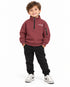 Next FUNNEL ZIP NECK Shirt- REGULAR FIT - Chándal - burgundy red