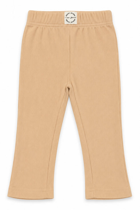 DKNY Jeans Girls Sand Beige Sweatshirt & Trouser Set – 2 Piece Kids Outfit
