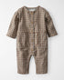 Carter's Baby Organic Cotton Gauze Button-Front Jumpsuit in Gingham