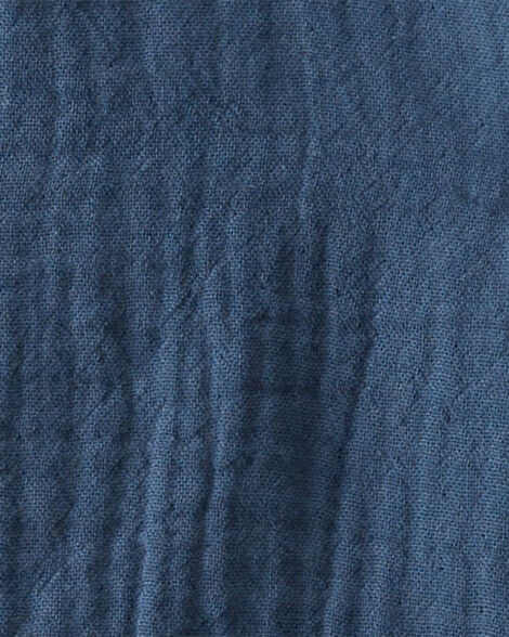 Carter's Little Planet Baby Organic Cotton Gauze Button-Front Jumpsuit