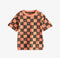 NEXT CHECKERBOARD S - REGULAR FIT-T-Shirt-orange grey