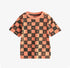 NEXT CHECKERBOARD S - REGULAR FIT-T-Shirt-orange grey