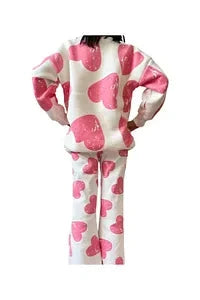 ZARA Joy Girl's Pink Heart White Shirt Only ZTH Cart