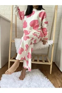 ZARA Joy Girl's Pink Heart White Shirt Only ZTH Cart