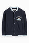 Teddy bear and car - varsity jacket - textured